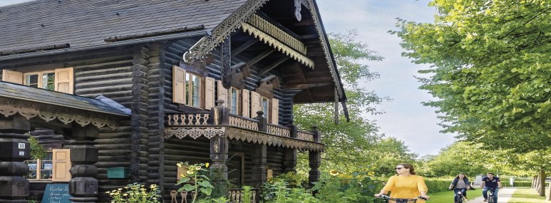 Das Restaurant der russischen Kolonie Alexandrowka, © PMSG Andre Stiebitz