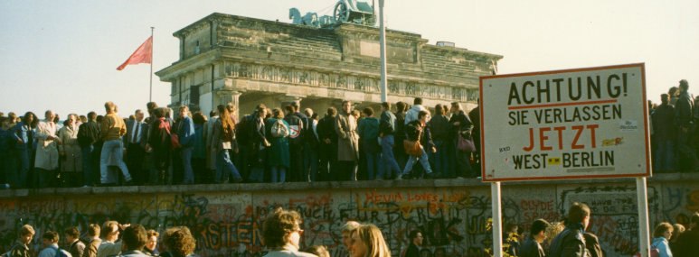 Mauerfall Berlin Brandenburger Tor, © Landesarchiv Berlin