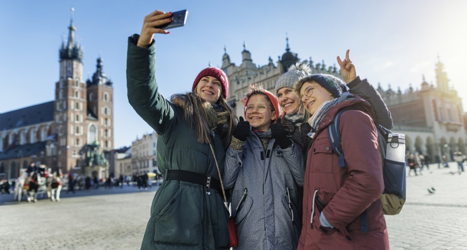 Gruppenselfie Krakau, © Imgorthand